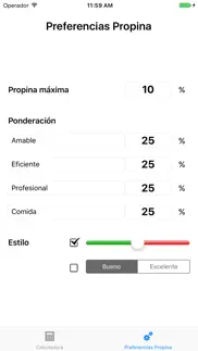 calculadora propina iphone capturas de pantalla 3