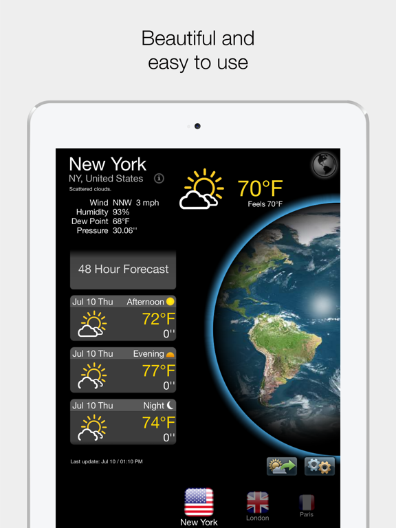 Screenshot #1 for Real Weather Forecast
