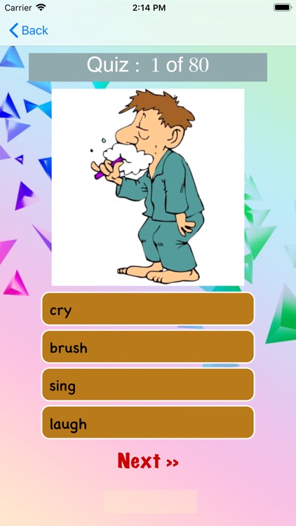 Learn English:Action verb screenshot-4