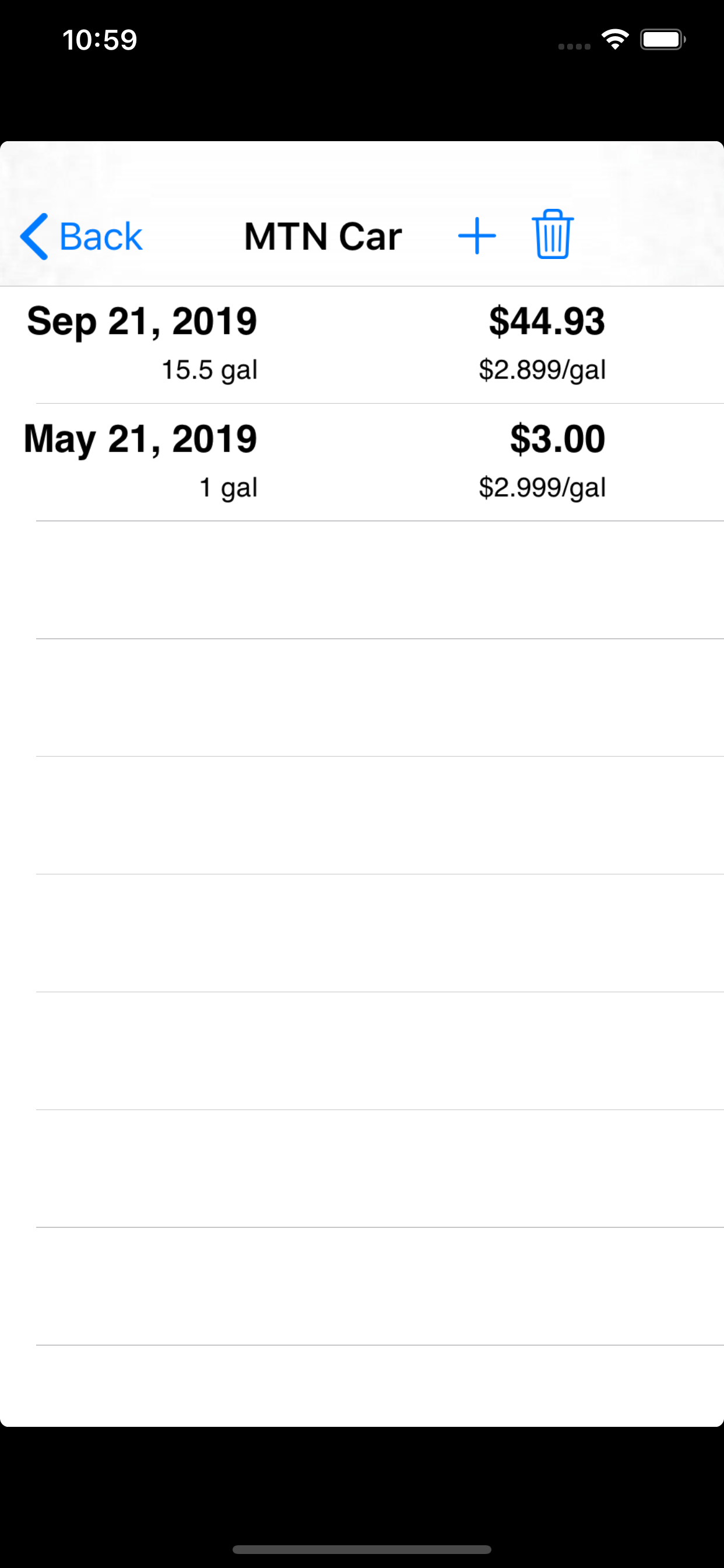 TrackMyGas screenshot 3