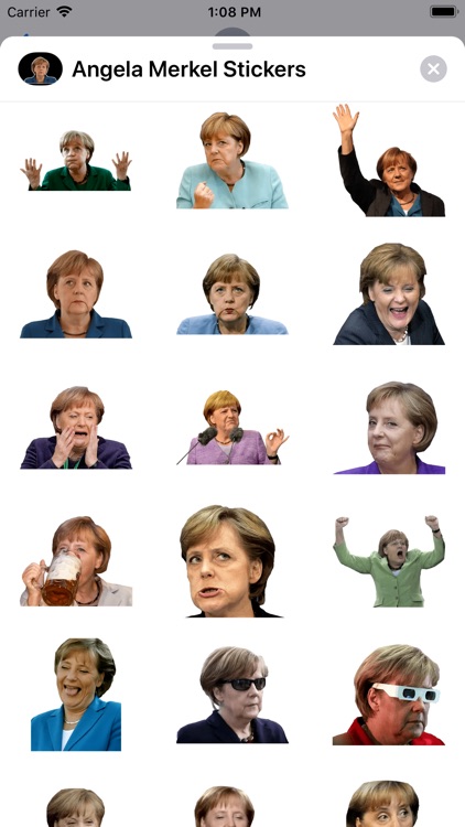 Angela Merkel Stickers