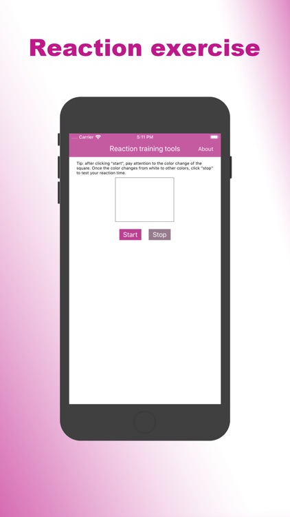 Reaction exercise training