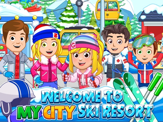 My City : Ski Resort iPad app afbeelding 1