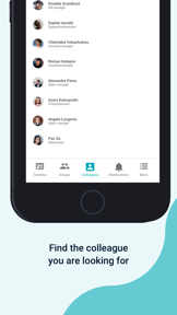 Embrace Social Intranet screenshot