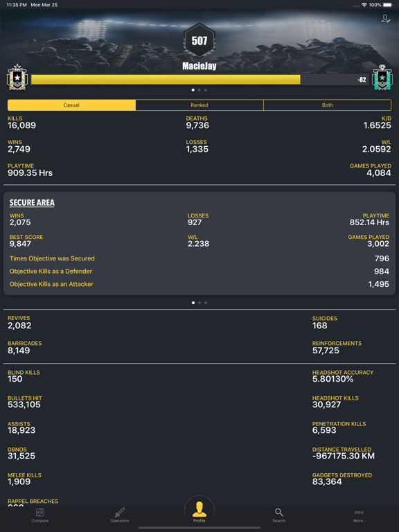 Screenshot #4 pour R6Stats