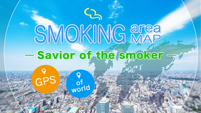 Smoking area information Map Screenshot