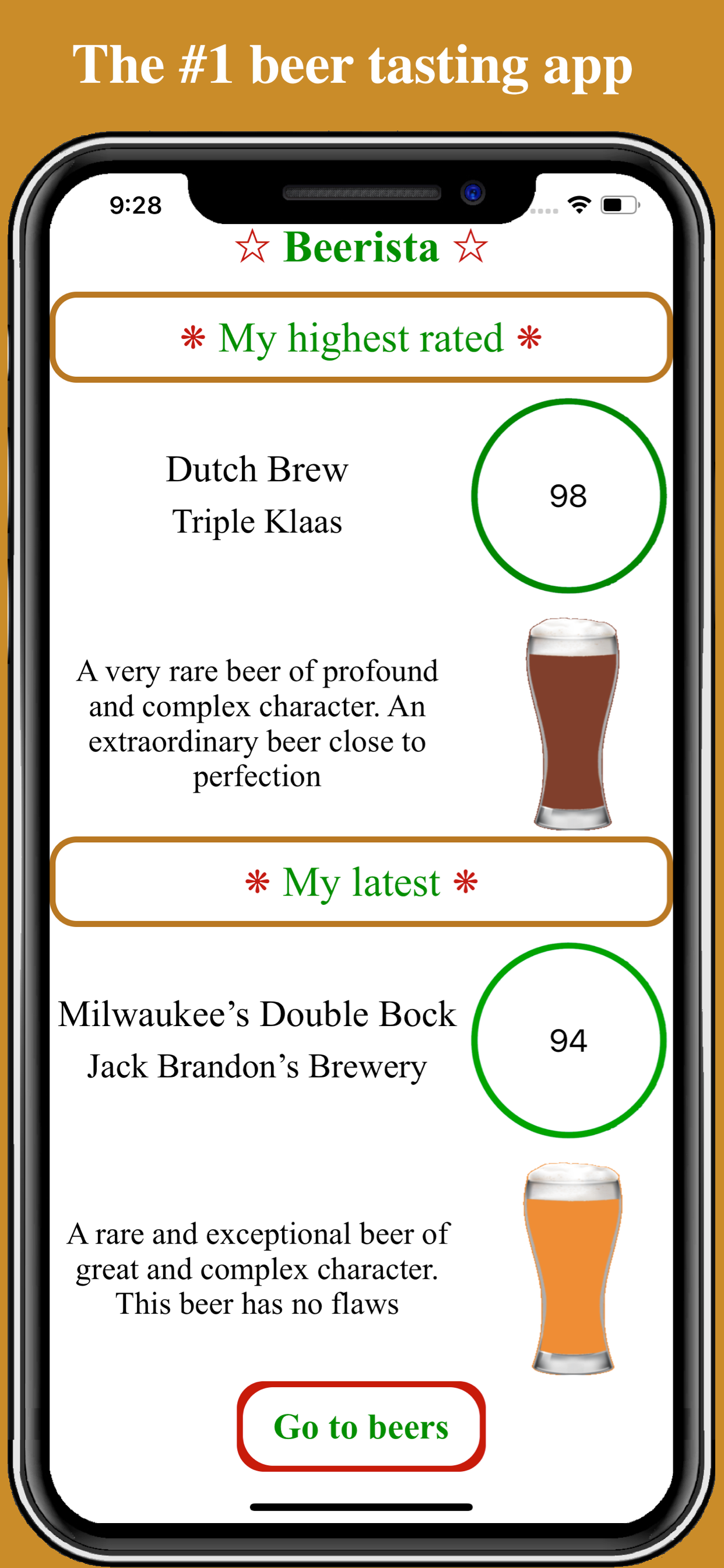 Beerista, the beer tasting app