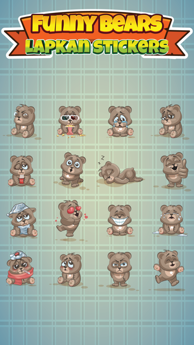 Screenshot #1 pour Sticker Me: Funny Bear