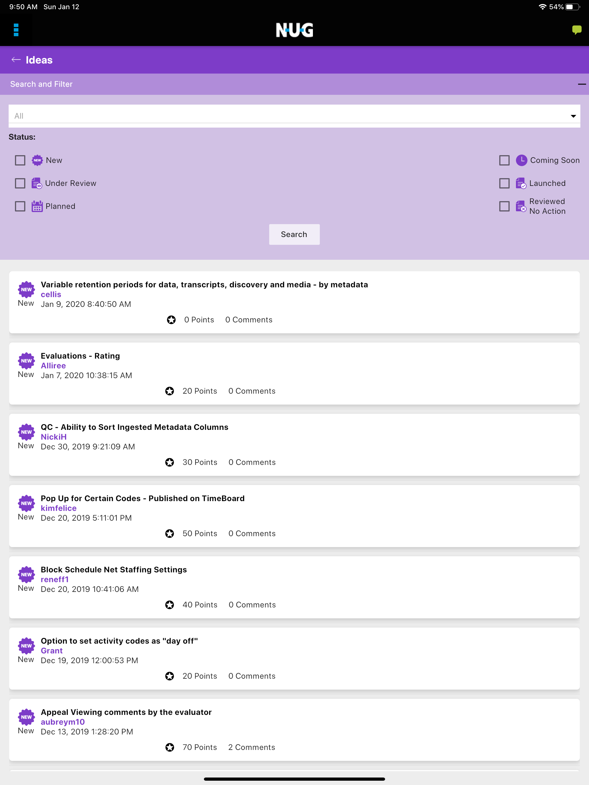 NUG Mobile screenshot 4