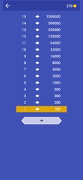 Screenshot of Millionaire Quiz