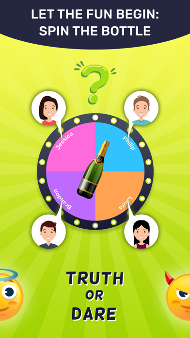 Truth or Dare Spin Bottle Game screenshot 4