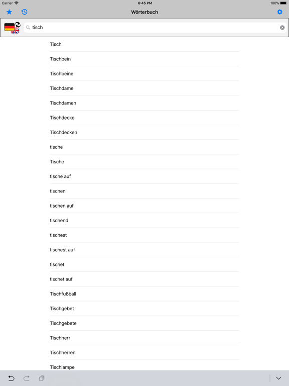 Screenshot #4 pour Dictionary for German Students