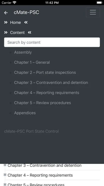 Screenshot 5 von 6 zu cMate-PSC Port State Control