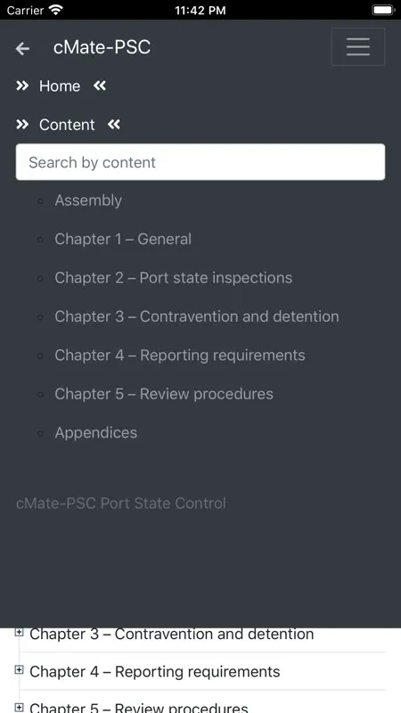 cMate-PSC Port State Control screenshot 5 of 6