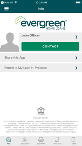 Evergreen Home Loans screenshot