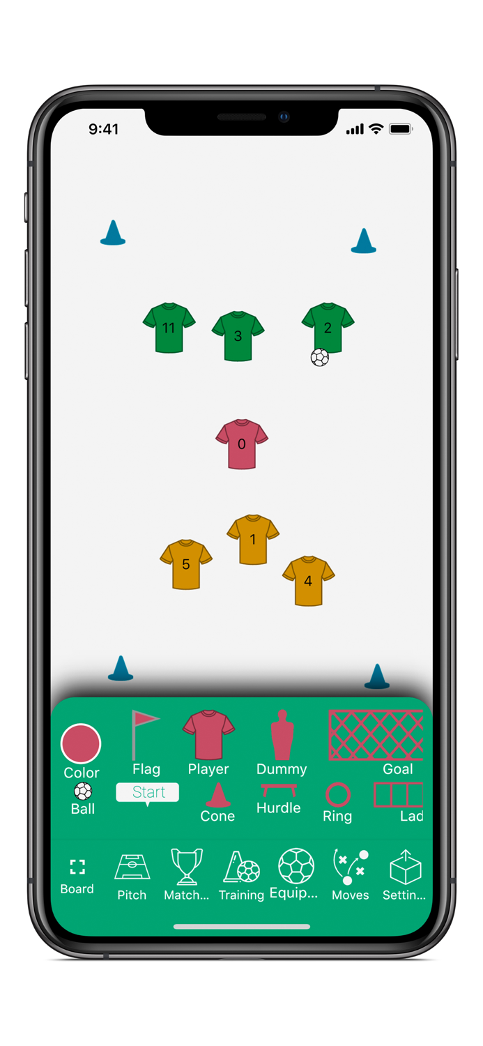Football Tactic Board moves