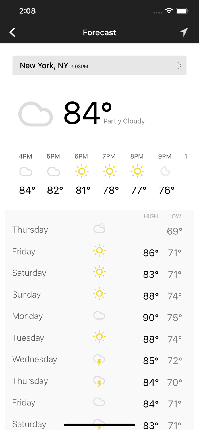 myWeather - Live Local Weather