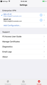 F5 Access screenshot