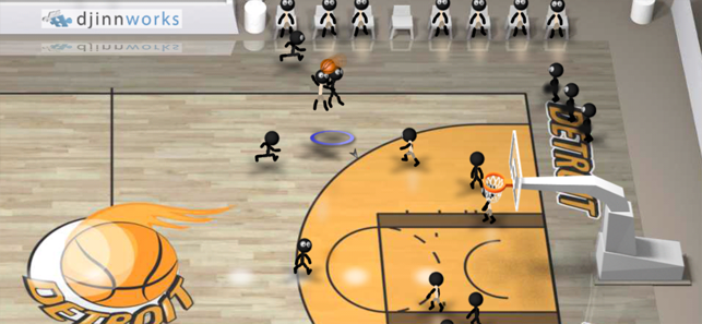 ‎Stickman Basketball Screenshot