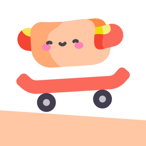 Happy Hotdog Run Skateboard icon