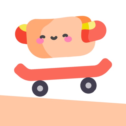Happy Hotdog Run Skateboard