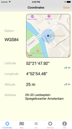 WGS84 screenshot 1