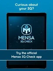 mensa iq check ipad capturas de pantalla 1