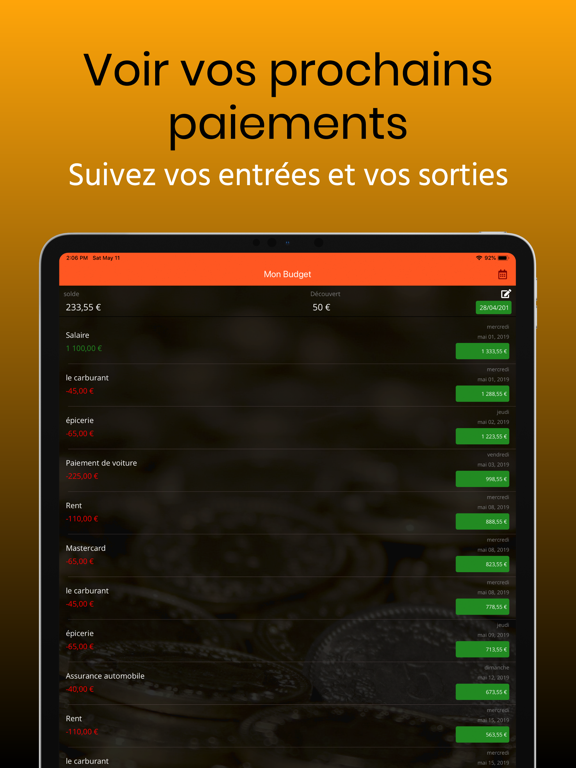Screenshot #4 pour Planificateur de Budget Pro