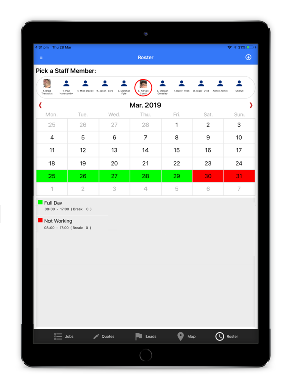 Blipp iPad screenshot