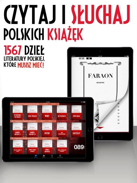 Polskie Książki iPad screenshot 1 - Book app