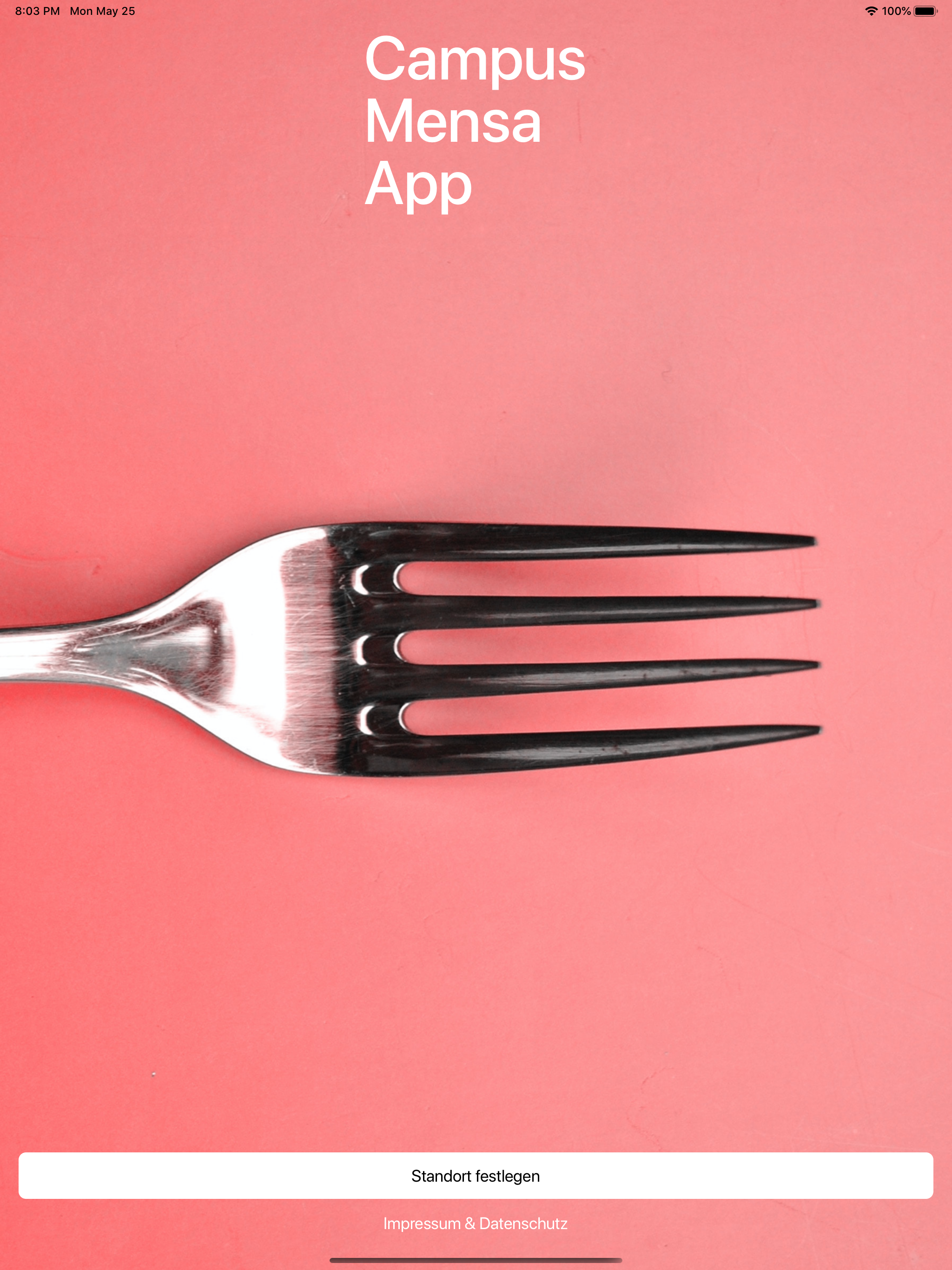 Campus Mensa App - Speiseplan