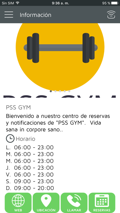 Screenshot #1 pour PSS GYM