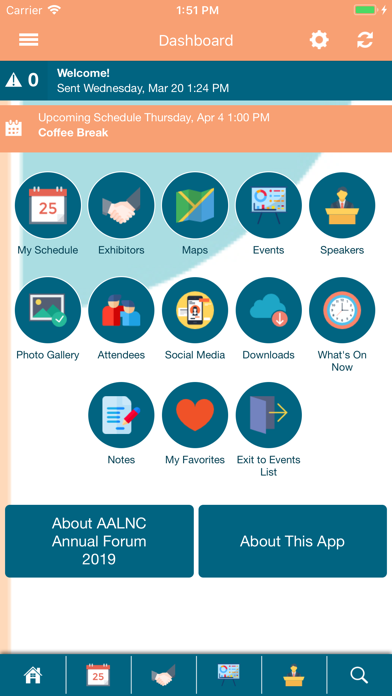 AALNC Events screenshot 2