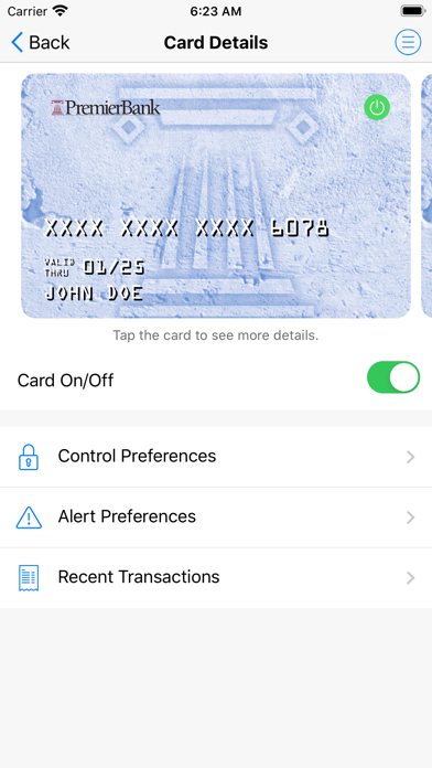 PremierBank Card Secure Screenshot