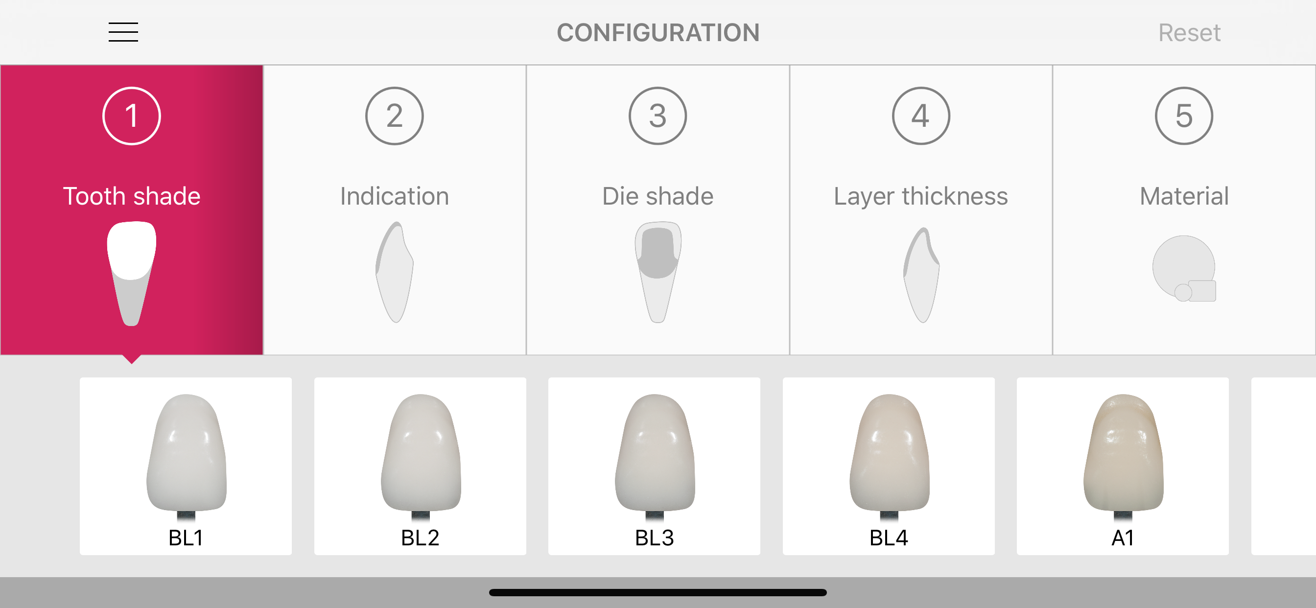 IPS e.max Shade Navigation App