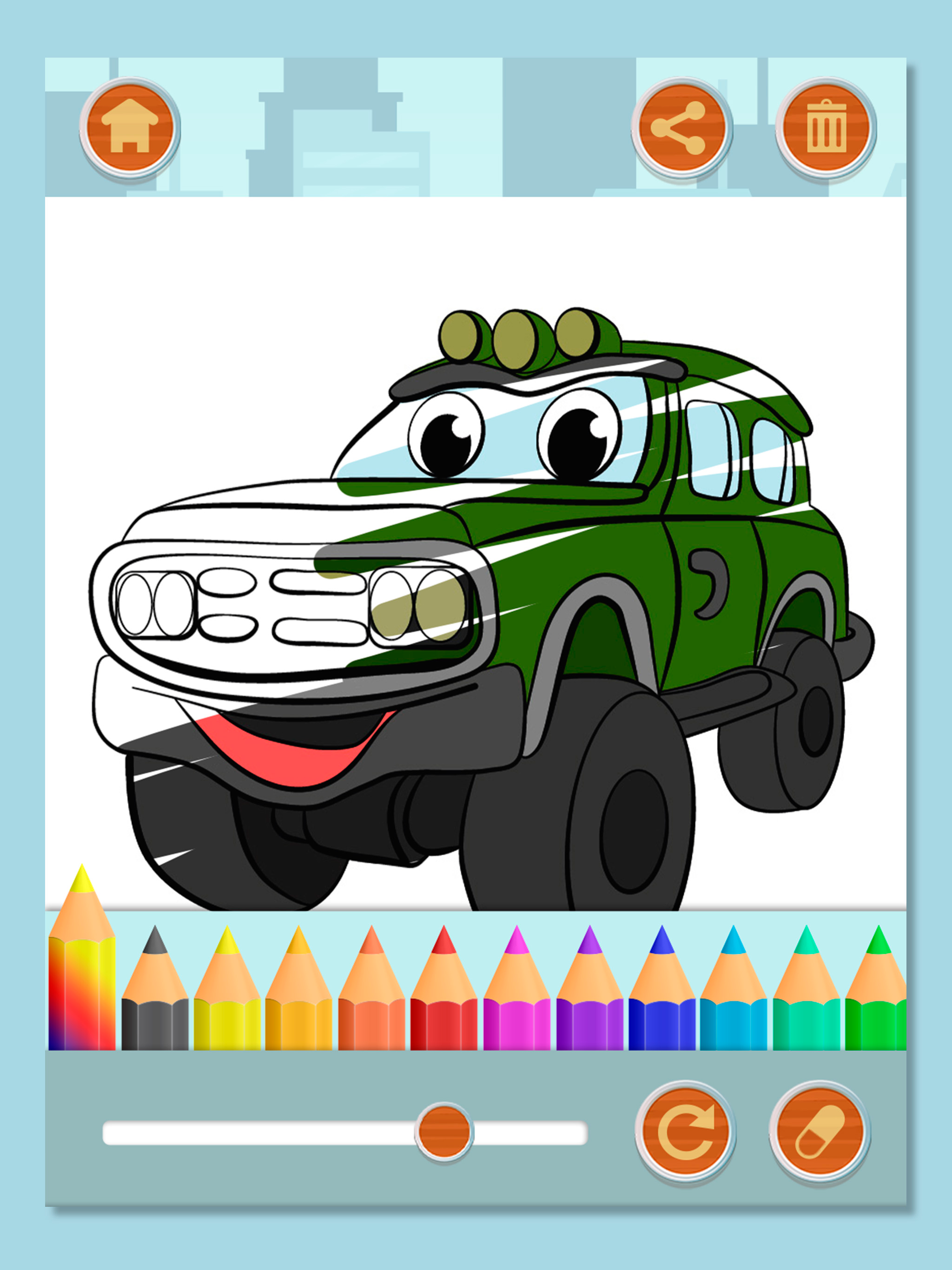 Cars Coloring Pages Games screenshot 10