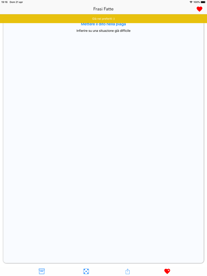 Frasi Fatte - Glossario