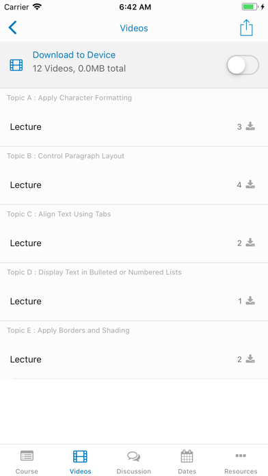 App screenshot