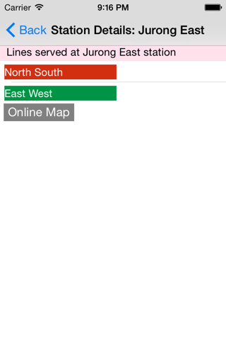 Singapore Train Route Planner - náhled