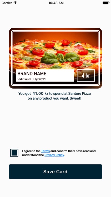 Card of Joy - local gift cards
