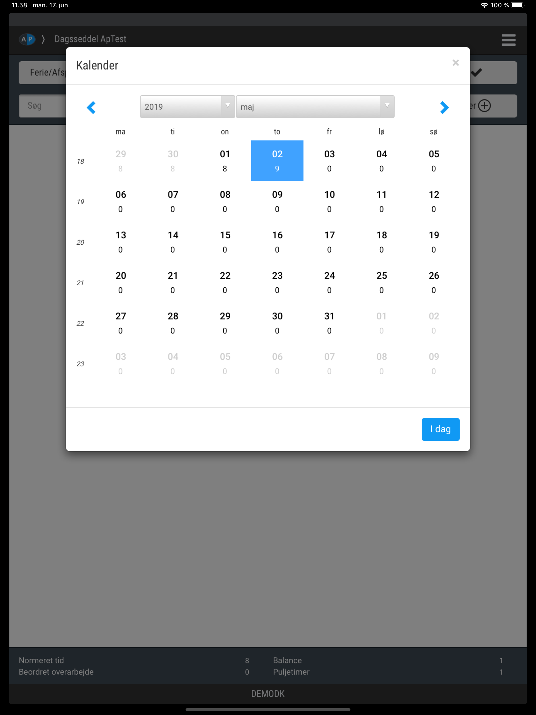 Timesheet