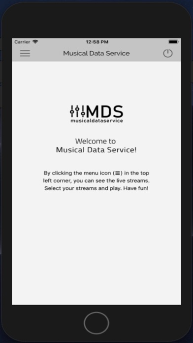 Screenshot #1 pour Musical Data Service
