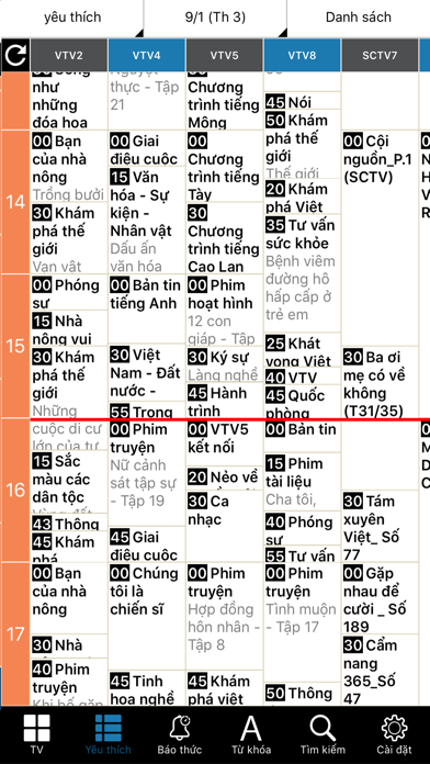 TV Vietnam - Lịch phát sóngのおすすめ画像2