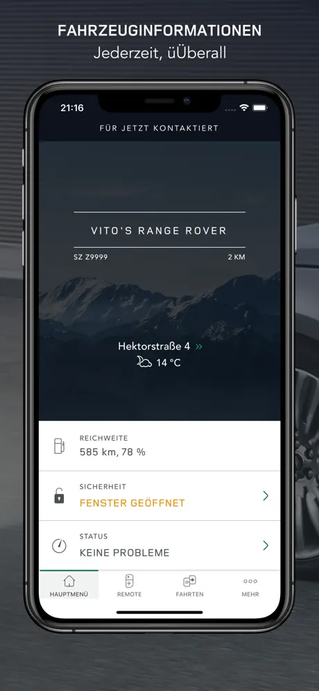 Land Rover Remote