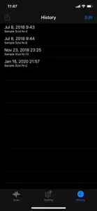 Noise Spectrum Logger screenshot #4 for iPhone