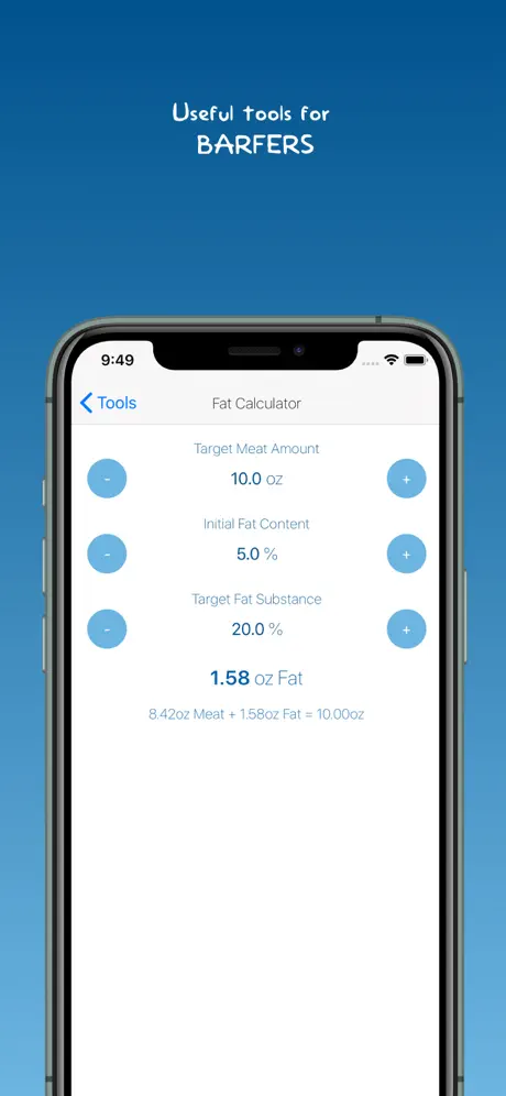 The BARF App