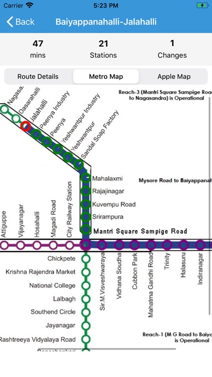 Bangalore Metro Route Planner screenshot-4