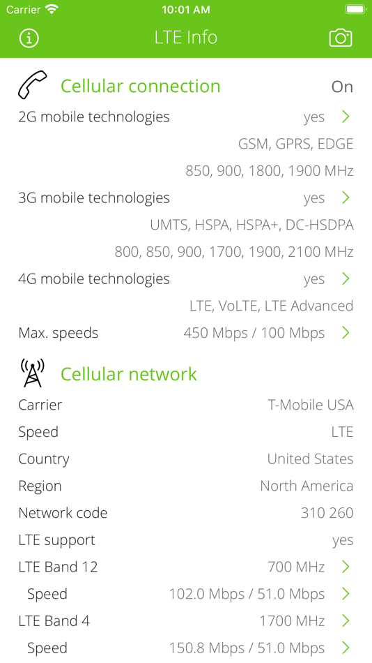 LTE Info - 1.15 - (iOS)