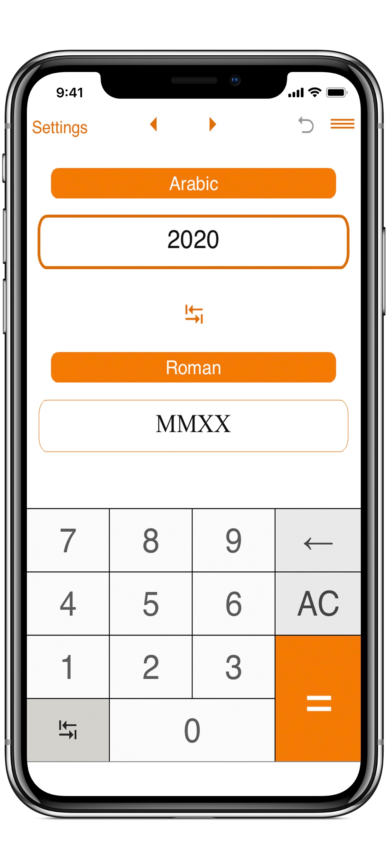 Roman Numerals Converter