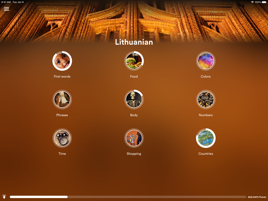 Learn Lithuanian - EuroTalk iPad screenshot